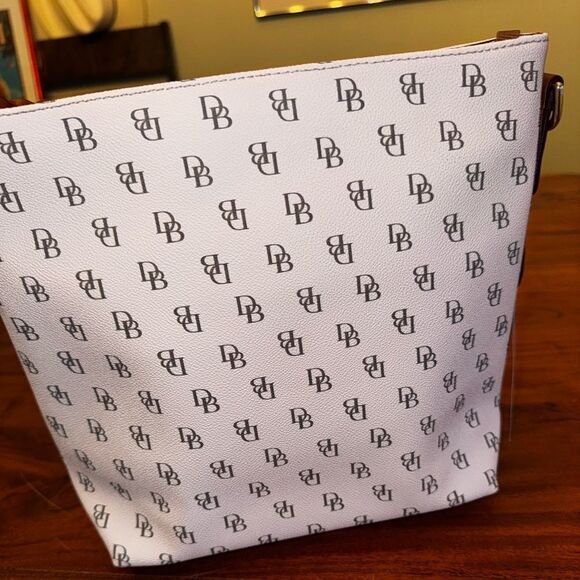 Dooney & Bourke Gretta Lani Crossbody White and Brown - Picture 7 of 16